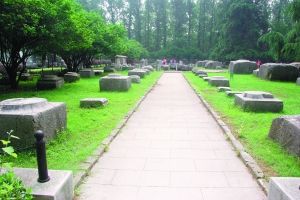 南京午朝门公园内的明故宫遗址