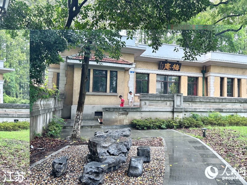 梅庵周边的环境经过了提升改造。人民网 王丹丹摄。