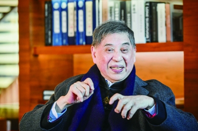 作家白先勇。南京日报/紫金山新闻记者 董家训 摄